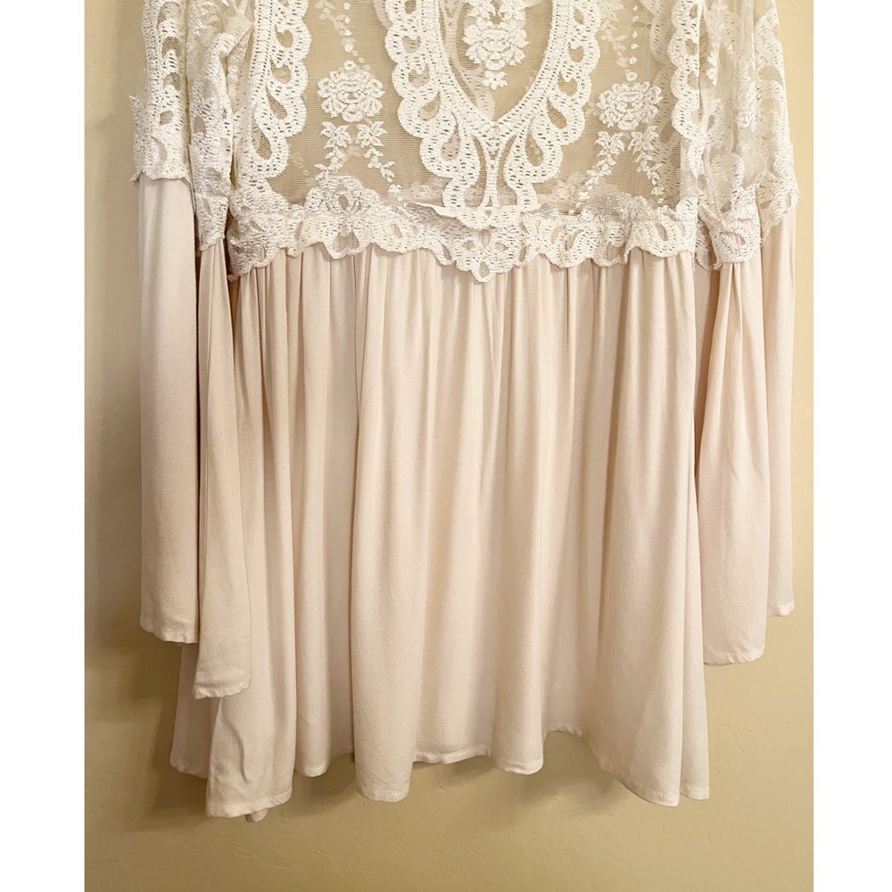 For Love and Lemons Cream Lace Top Size Small - Picture 4 of 7